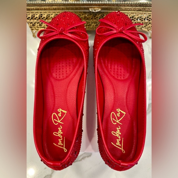 London Rag - “Ruby Slipper” Flats - NWOT - 8 - Picture 3 of 17